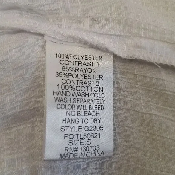 Umgee Women's S Boho Embroidered Gather Sleeve Swing Dress Shift Tunic - Picture 4 of 7